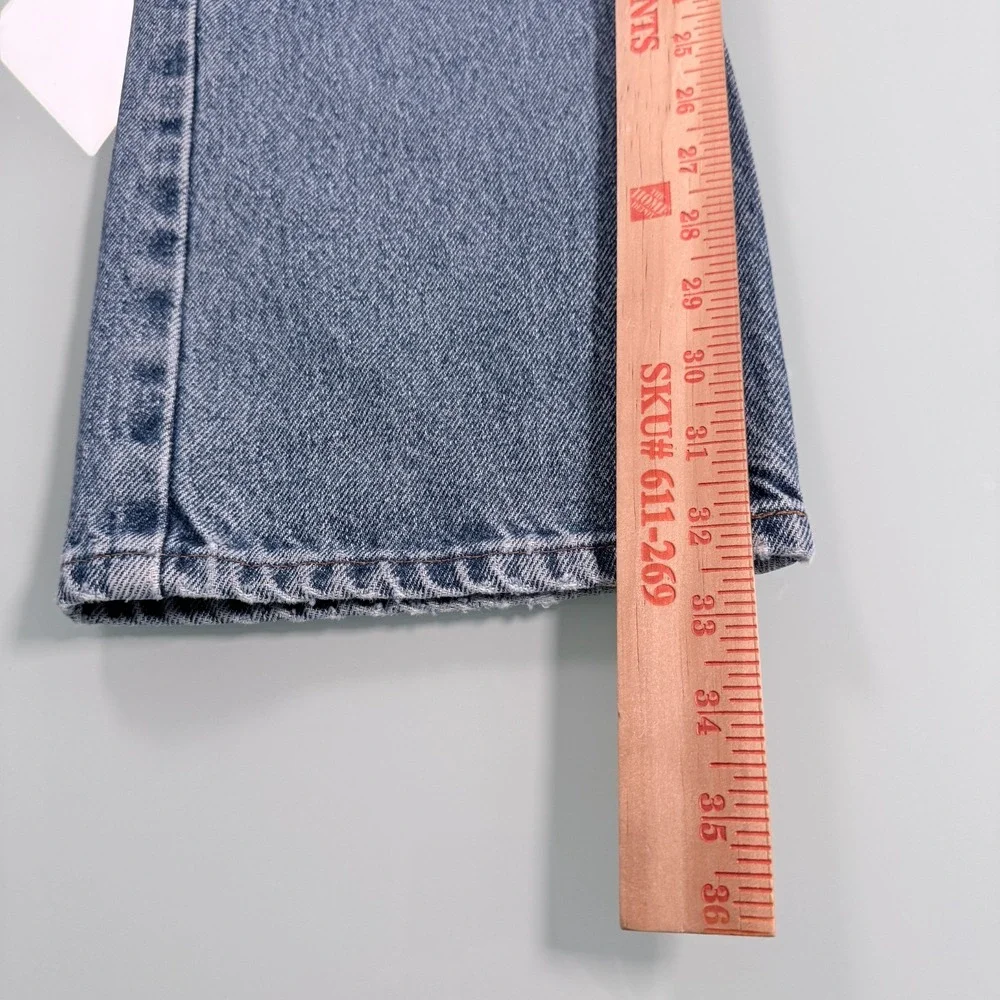 VTG Tommy Jean Ditto Straight Fit Jeans Mens 33x34 Light Wash Blue Denim Preppy